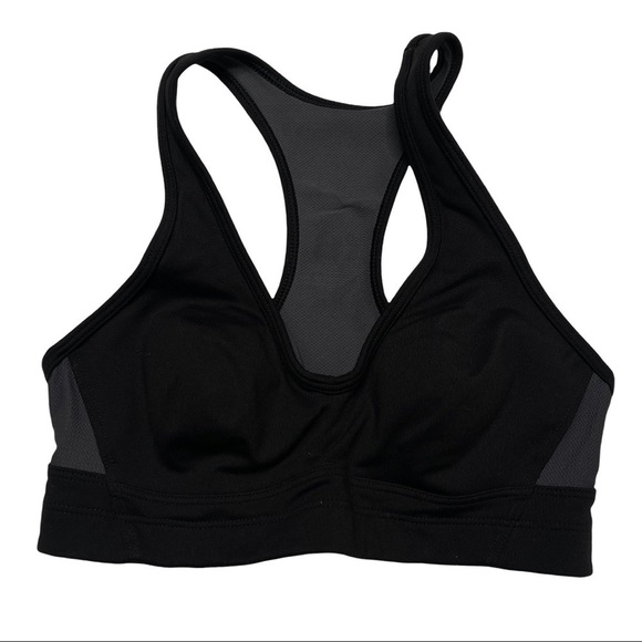 Victoria’s Secret Sports Bra Underwire Black Stretch Support Activewear Core - Picture 1 of 7